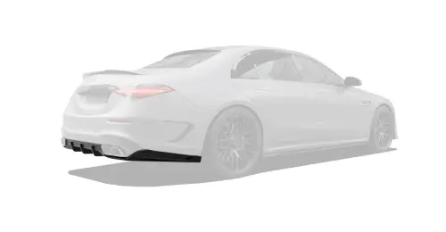 Карбоновый диффузор заднего бампера для Mercedes-Benz S63 W223